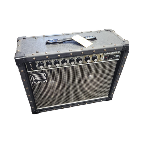 Used Roland JAZZ CHORUS JC-55 Solid State Guitar Amp 2 x 10 40083-S000154938 Vist Large View of Product Image Which is Used Roland JAZZ CHORUS JC-55 Solid State Guitar Amp 2 x 10