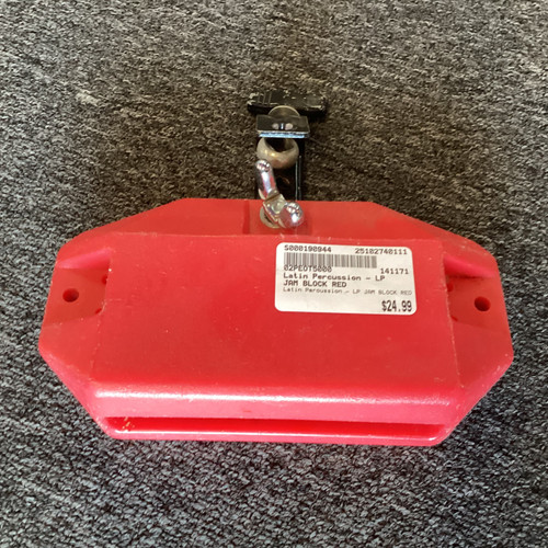 Used Latin Percussion - LP JAM BLOCK RED Percussion Instrument 40111-S000190944 Vist Large View of Product Image Which is Used Latin Percussion - LP JAM BLOCK RED Percussion Instrument