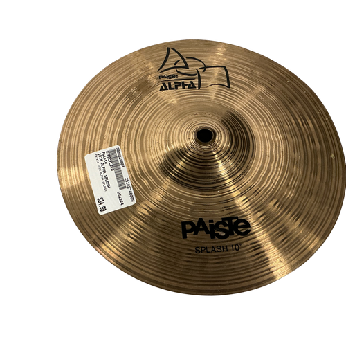 Vist Large View of Product Image Which is Used Paiste 10IN ALPHA SPLASH Splash Cymbal 10"