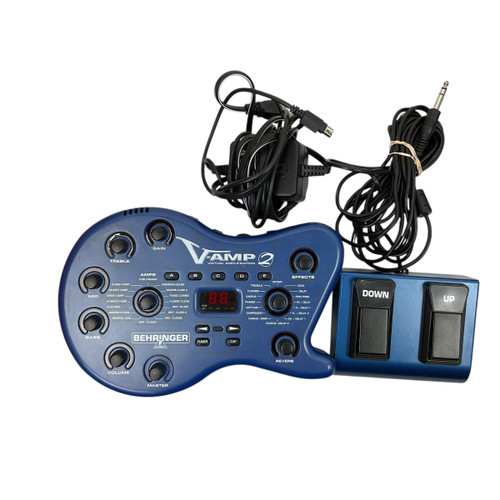 Used Behringer V-AMP Multi-FX Pedal 41120-S000035694 Vist Large View of Product Image Which is Used Behringer V-AMP Multi-FX Pedal