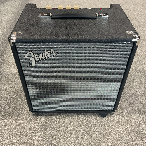 Used FENDER RUMBLE 25 Bass Combo Amplifier 41106-S000097674 Vist Large View of Product Image Which is Used FENDER RUMBLE 25 Bass Combo Amplifier
