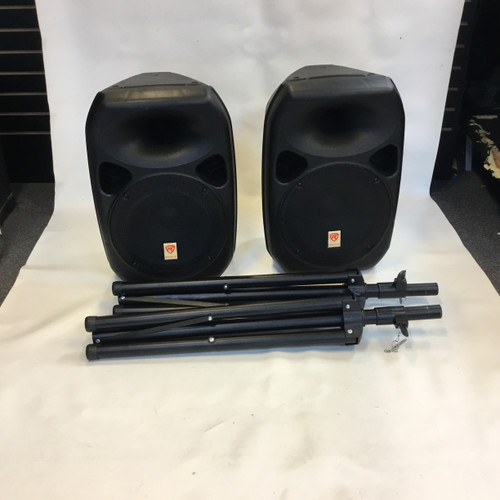 Vist Large View of Product Image Which is Used ROCKVILLE RPG122K PAIR WITH STANDS Passive Full Range Speaker Cabinet