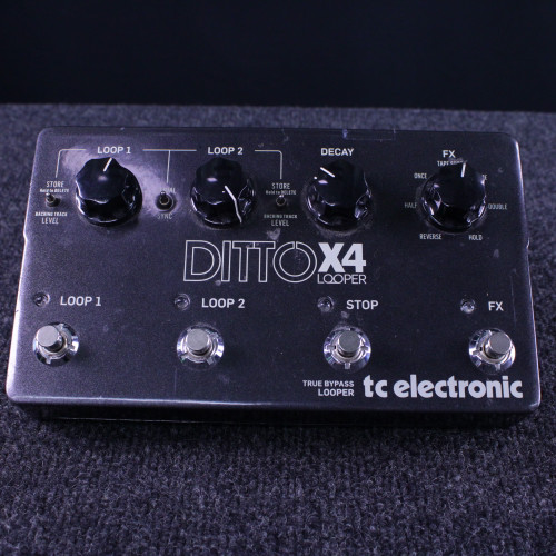 Vist Large View of Product Image Which is Used TC Electronic DITTO X4 LOOPER PEDAL Looper Pedal