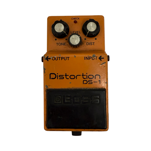 Used Boss DS-1 DISTORTION BLACK LABEL JAPAN Vintage Distortion/Overdrive Pedal 41126-S000091631 Vist Large View of Product Image Which is Used Boss DS-1 DISTORTION BLACK LABEL JAPAN Vintage Distortion/Overdrive Pedal