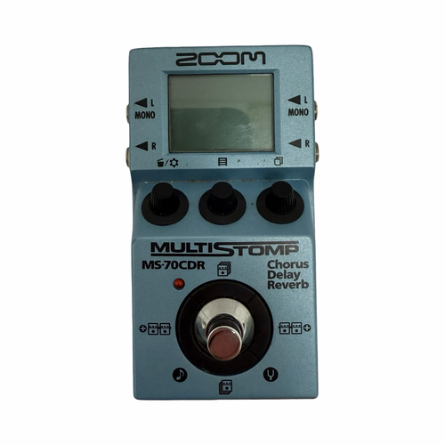 Used Zoom MS-70CDR CHORUS/DELAY/REVERB EFFECT PEDA Multi-FX Pedal 41126-S000091630 Vist Large View of Product Image Which is Used Zoom MS-70CDR CHORUS/DELAY/REVERB EFFECT PEDA Multi-FX Pedal