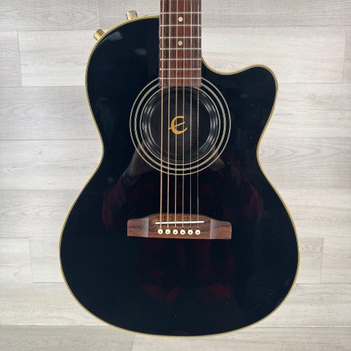 Vist Large View of Product Image Which is Used Epiphone Chet Atkins SST Acoustic-electric Guitar - Black