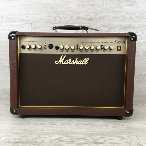 Vist Large View of Product Image Which is Used Marshall AS50D Acoustic Combo Amp 50w 2x8