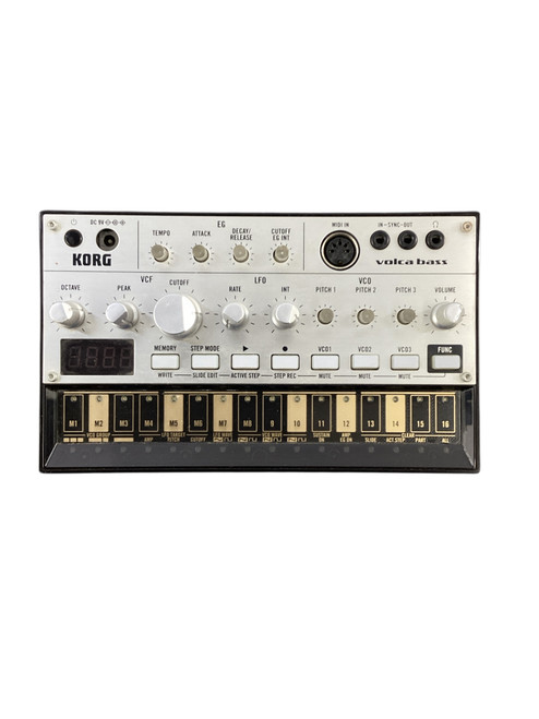 Used Korg Volca Bass Analog Bass Synthesizer 41115-S000115259 Vist Large View of Product Image Which is Used Korg Volca Bass Analog Bass Synthesizer