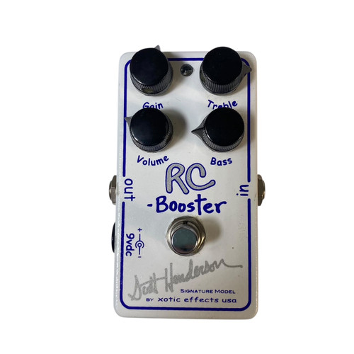 Vist Large View of Product Image Which is Used Xotic SCOTT HENDERSON SIGNATURE RC BOOSTER Pedal