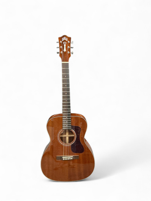 Vist Large View of Product Image Which is Used Guild OM-120 ACOUSTIC Vintage Solid Top Acoustic Guitar Wood