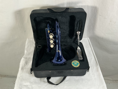 Vist Large View of Product Image Which is Used Cecilio HPT-280BL POCKET TRUMPET Trumpet