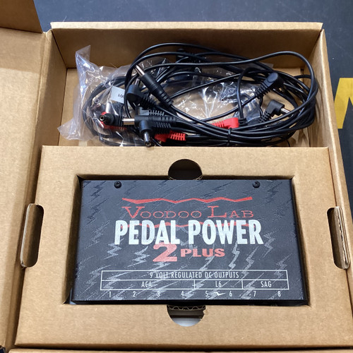 Used Voodoo Lab PEDAL POWER 2 PLUS Guitar Effects Pedal 40111-S000191038 Vist Large View of Product Image Which is Used Voodoo Lab PEDAL POWER 2 PLUS Guitar Effects Pedal