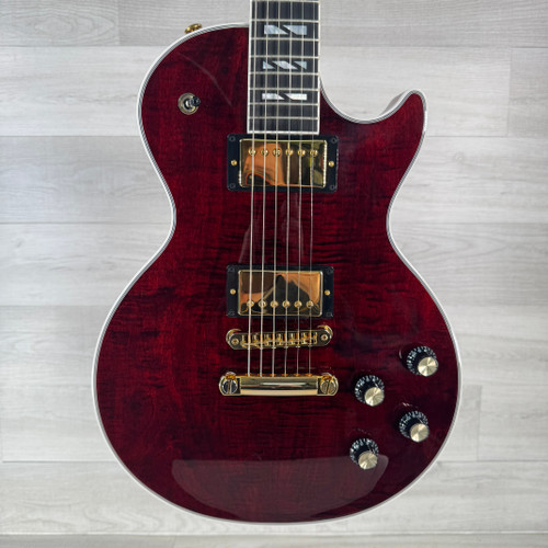 Vist Large View of Product Image Which is Used Gibson Les Paul Supreme Electric Guitar - Wine Red - Case Included