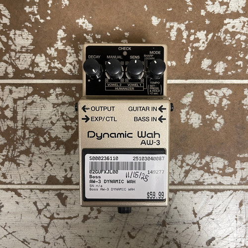 Vist Large View of Product Image Which is Used - Boss AW-3 DYNAMIC WAH - Wah Pedal