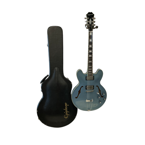 Vist Large View of Product Image Which is Used Epiphone DOT ES 355 TE Semi-Hollow Electric Guitar Blue 6-String