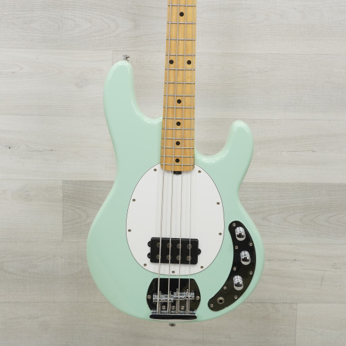 Vist Large View of Product Image Which is Used Sterling By Ernie Ball Sub Stingray RAY4 Bass Guitar Blue