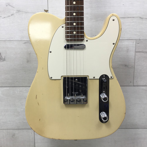 Vist Large View of Product Image Which is Used Fender Highway One Telecaster Electric Guitar Yellow