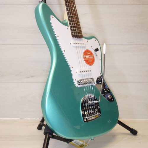 Vist Large View of Product Image Which is Squier Affinity Series Jaguar – Mystic Seafoam (B-Stock)