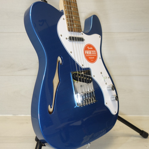 Vist Large View of Product Image Which is Squier Limited Edition Affinity Series Telecaster Thinline – Lake Placid Blue (Web Exclusive, B-Stock)
