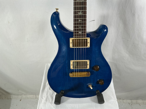 Vist Large View of Product Image Which is Used Paul Reed Smith - PRS CUST. MCCARTY KORINA BRAZILLIAN RW Double Cut Electric Guitar Blue 6-String