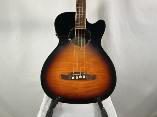 Vist Large View of Product Image Which is Used Fender FA-450CE ACOUSTIC BASS Solid Top Acoustic Guitar Sunburst