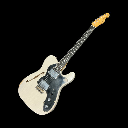Vist Large View of Product Image Which is Used Fender CUSTOM LIMITED EDITION BOBBED THIN LINE T Type Electric Guitar White 6-String