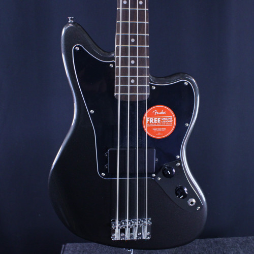 Vist Large View of Product Image Which is Used Squier JAGUAR BASS H AFFINITY NOT USED Bass Guitar Silver/Gray 4-String