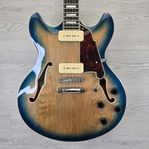 Vist Large View of Product Image Which is Used D'Angelico DAPDCBLBCSCB9EX Semi-Hollow Electric Guitar Other 6-String