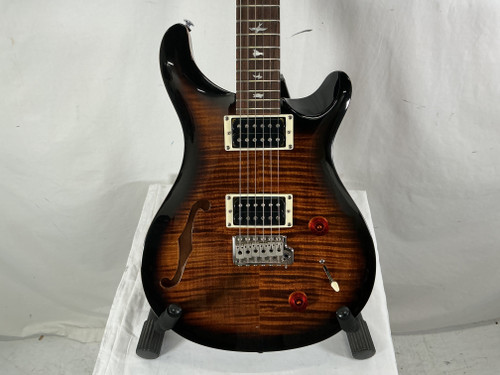 Vist Large View of Product Image Which is Used Paul Reed Smith - PRS SE CUSTOM 24 SEMI Double Cut Electric Guitar Tobacco Sunburst 6-String