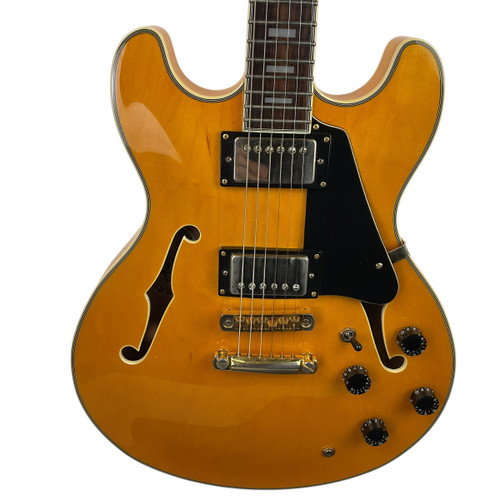 Vist Large View of Product Image Which is Used Aria Pro II TA-62 Semi-Hollow Electric Guitar Natural 6-String