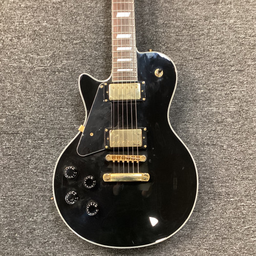 Vist Large View of Product Image Which is Used Stagg L-400 LEFT HANDED LP Type Electric Guitar Black 6-String