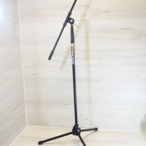 Vist Large View of Product Image Which is Used On Stage BLACK BOOM STAND Microphone Stand