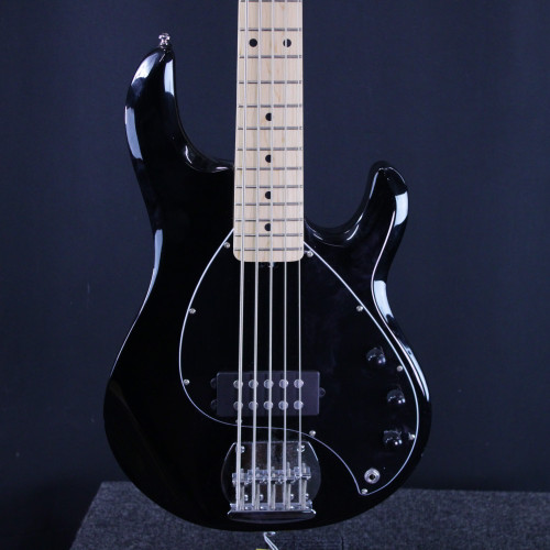 Vist Large View of Product Image Which is Used Sterling by Ernie Ball 5 STRING STINGRAY BASS P Type Bass Guitar Black 4-String
