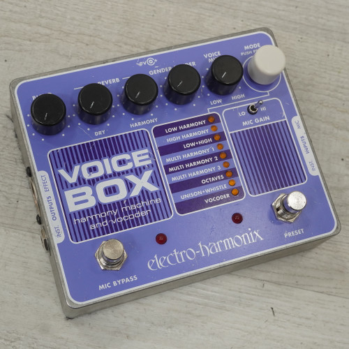 Vist Large View of Product Image Which is Used Electro Harmonix Voice Box Guitar Effects Pedal