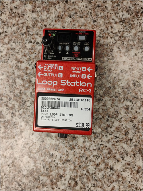 Vist Large View of Product Image Which is Used Boss RC-3 LOOP STATION Guitar Effect