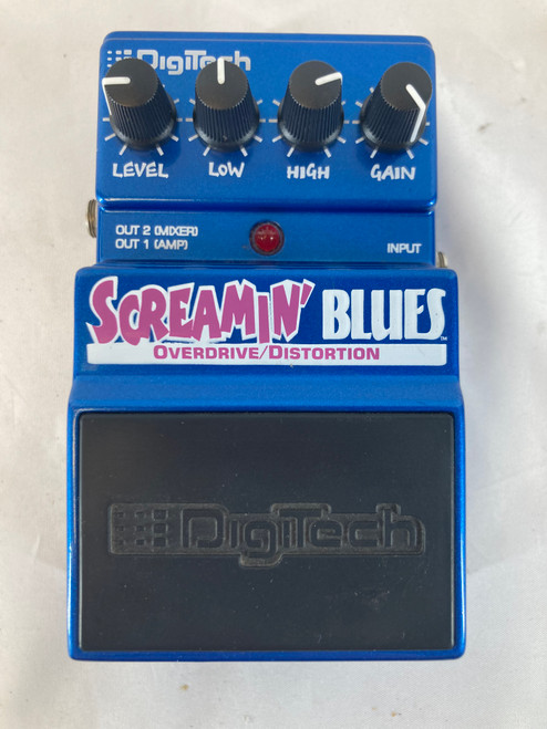 Vist Large View of Product Image Which is Used Digitech Screamin Blues Overdrive Pedal