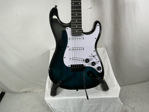 Vist Large View of Product Image Which is Used LYX PRO S-TYPE ELECTRIC GUITAR S Type Electric Guitar Blue 6-String