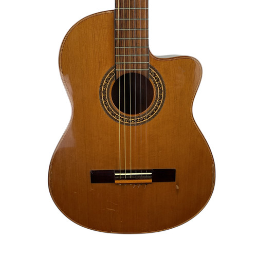 Vist Large View of Product Image Which is Used UNBRANDED CLASSICAL GUITAR Laminate Top Acoustic Guitar Natural