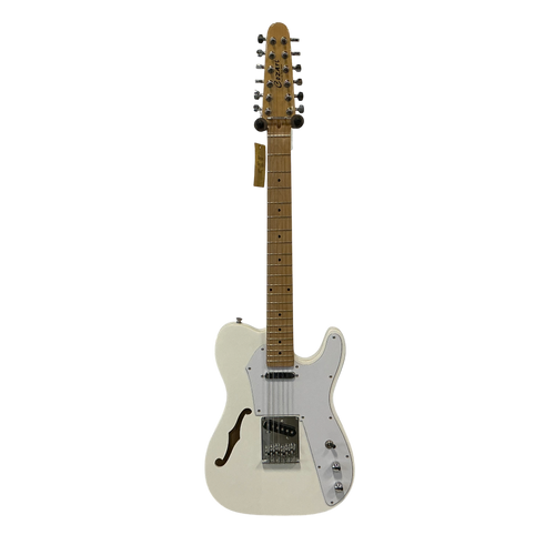 Vist Large View of Product Image Which is Used Cozart 12 STRING T Type Electric Guitar White 12-String