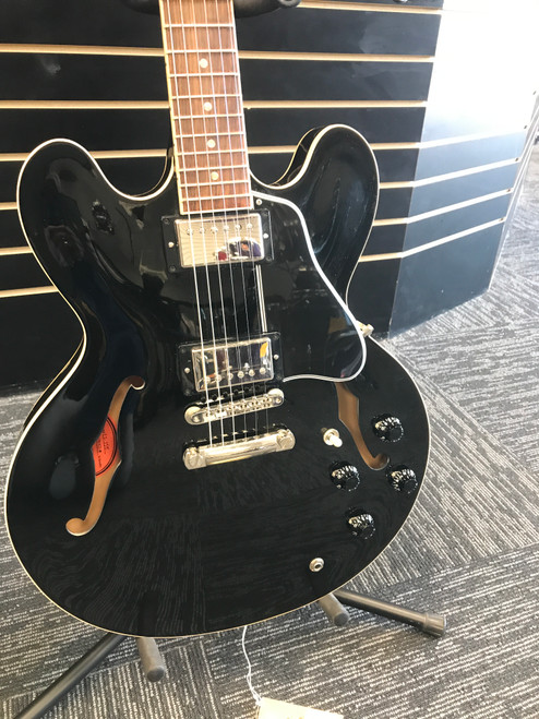 Vist Large View of Product Image Which is Used Gibson 2005 ES-335 Semi-Hollow Electric Guitar Black 6-String