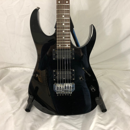 Vist Large View of Product Image Which is Used Ibanez RG120 S Type Electric Guitar Black 6-String