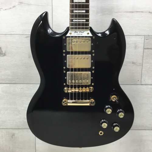 Vist Large View of Product Image Which is Used Epiphone 61 Les Paul Custom SG Ebony Electric Guitar