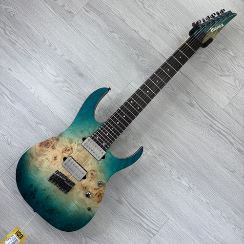 Vist Large View of Product Image Which is Used Ibanez Premium RG1127PBFX 7-String Caribbean Islet Flat w/Gig Bag