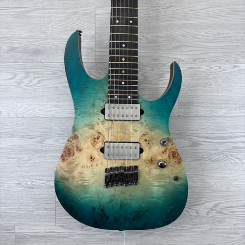 Vist Large View of Product Image Which is Used Ibanez Premium RG1127PBFX 7-String Caribbean Islet Flat w/Gig Bag