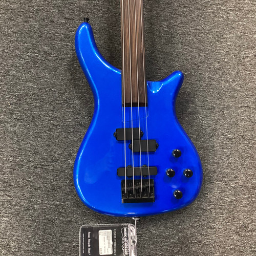 Vist Large View of Product Image Which is Used Rogue ROGUE SERIES III FRETLESS Bass Guitar Blue 4-String