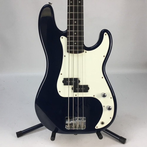 Vist Large View of Product Image Which is Used Squier AFFINITY P BASS P Type Bass Guitar Blue 4-String