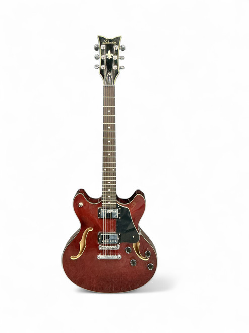 Vist Large View of Product Image Which is Used Schecter CORSAIR DIAMOND SERIES Semi-Hollow Electric Guitar Red 6-String