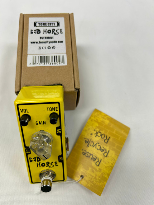 Vist Large View of Product Image Which is Used Tone City BAD HORSE OVERDRIVE Overdrive Pedal