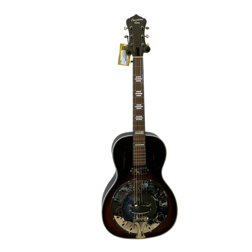 Vist Large View of Product Image Which is Used Recording King RPH-R2-E-BRB Resonating Guitar
