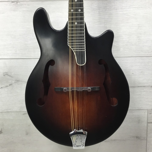 Vist Large View of Product Image Which is Used Gold Tone Double Cut Mandolin